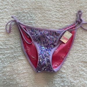 Sequin bikini bottoms